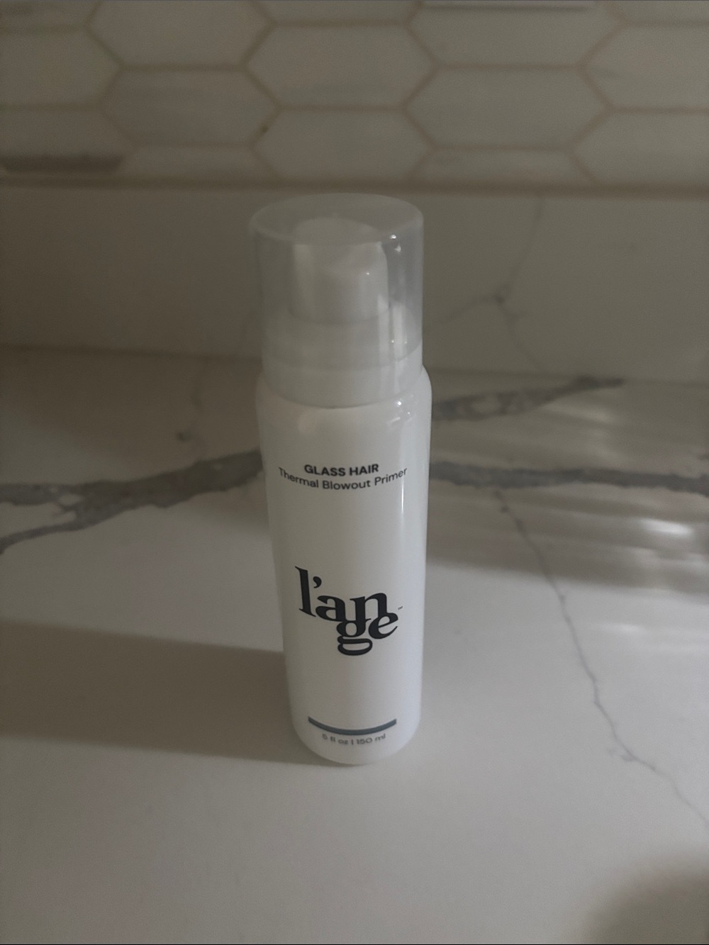 Lange Glass Hair Thermal Blowout Primer - White
